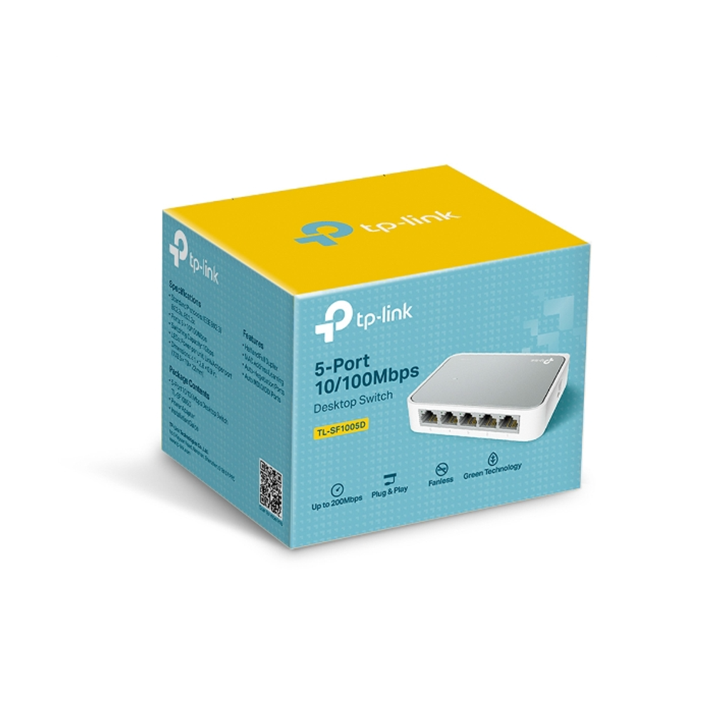 TP-Link SF1005D 5-portno 100Mbps mrežno stikalo slika 3
