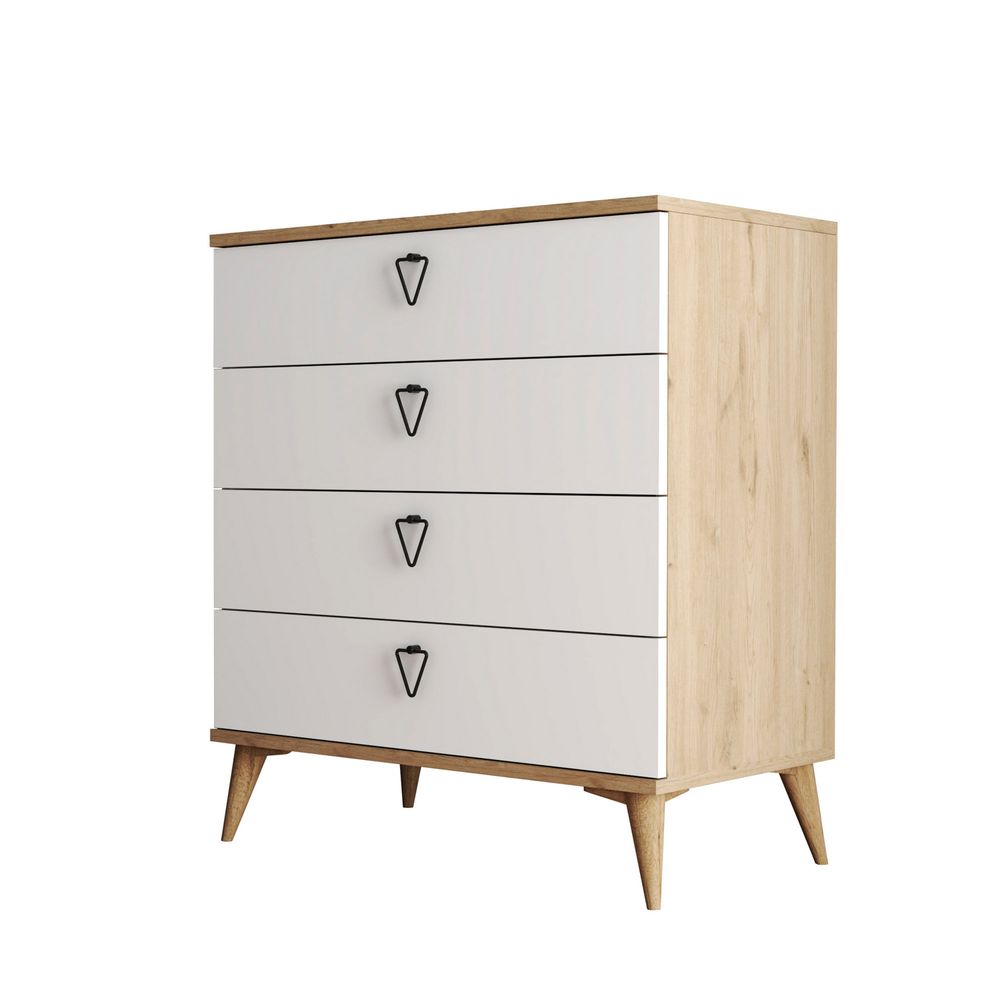 Versa-Ce 3616 Oak White Komoda slika 3