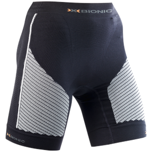 X-Bionic Running Pants Short W Black/Pearl Grey