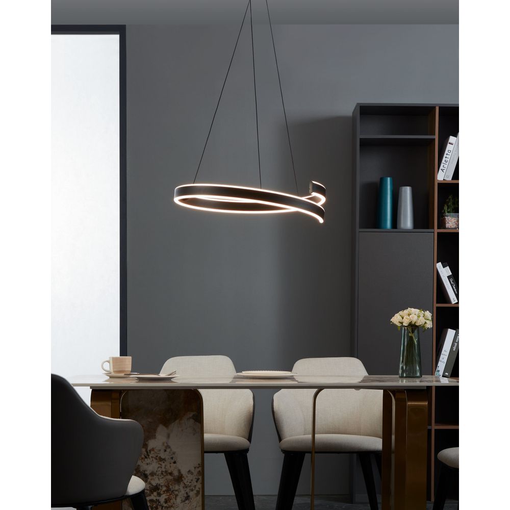 Eglo visilica/1, LED, 42,5W, dimabilna bijela, crna/bijela "Andabaia-Z" slika 2