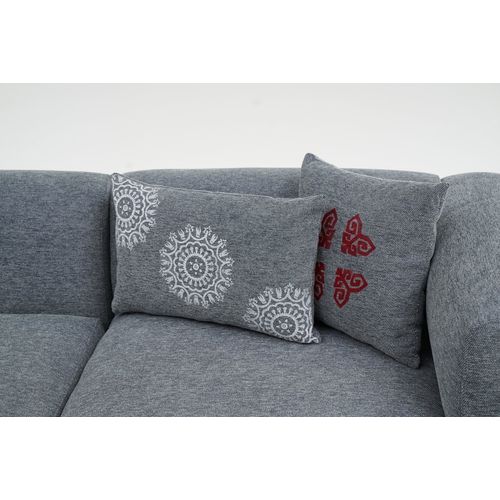 Ugaona Sofa Linden Mini Right - Siva slika 7