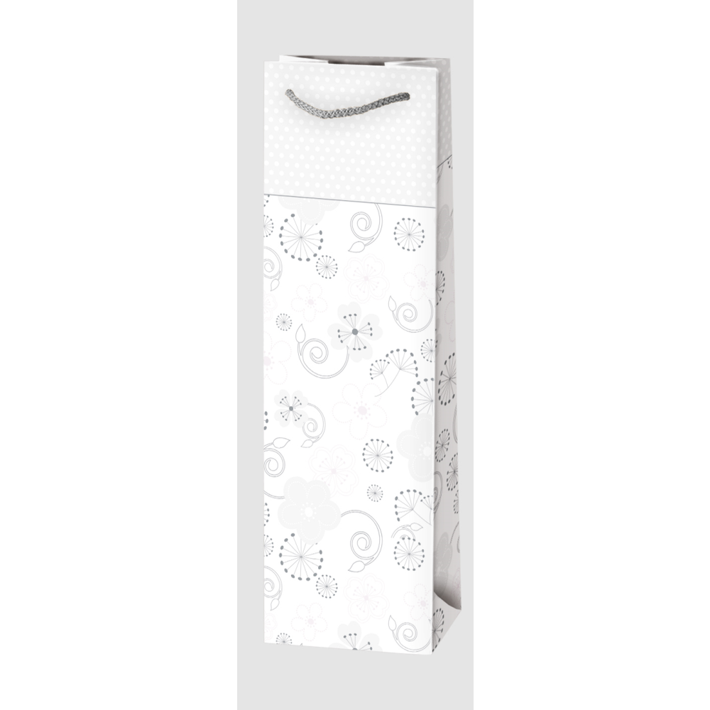 T12BOG14 Ukrasna vrećica za piće Bijela 12x40x9cm, Više dezena slika 3