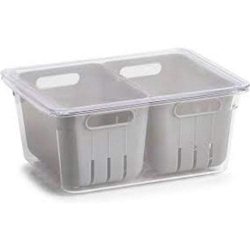Zeller Kutija za hladnjak, plastika, siva, 22,5x17,5x10 cm, 14738 slika 3