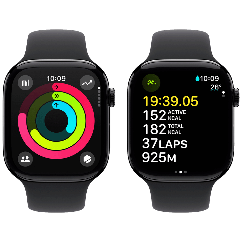 Apple Pametni sat, 1.96" LTPO3 OLED zaslon, vodootporan BT, WiFi - Watch Series 10 GPS 46mm Jet Black slika 4