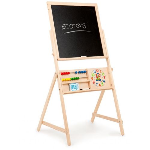 Ecotoys Drvena Dvostrana Edukativna Tabla slika 2