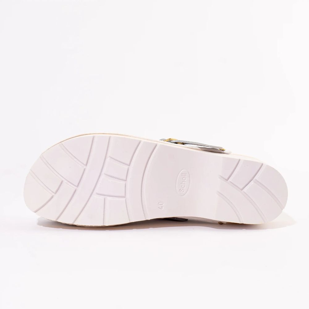 Scholl Muške klompe Supercomfort, Bijele slika 4