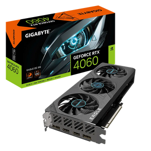 Gigabyte GF RTX4060 EAGLE OC, 8GB GDDR6 GV-N4060EAGLE OC-8GD