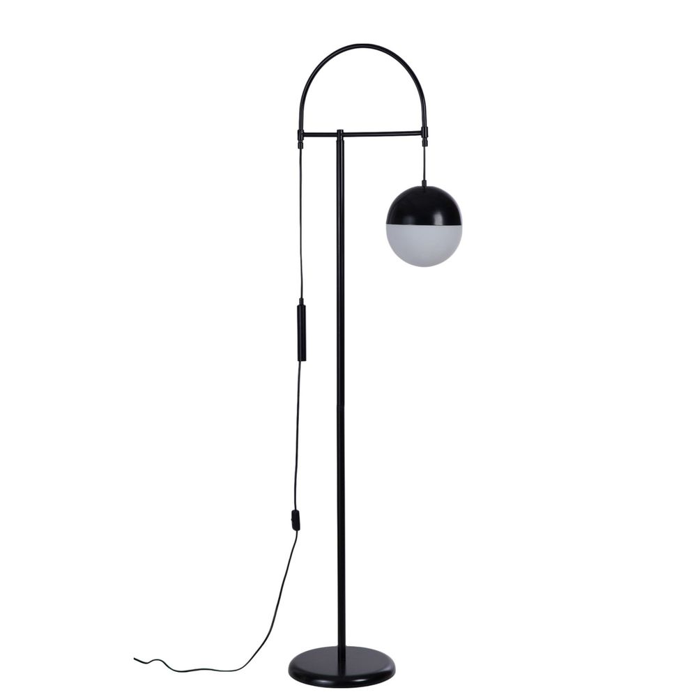 Opviq Podna lampa 876, bijela, crna slika 3