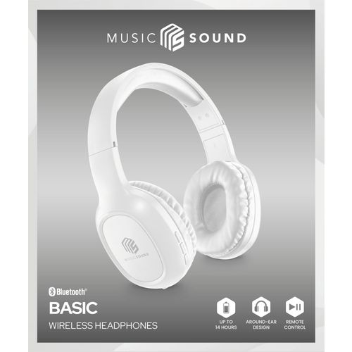 Cellularline Music Sound bluetooth slušalice white slika 2