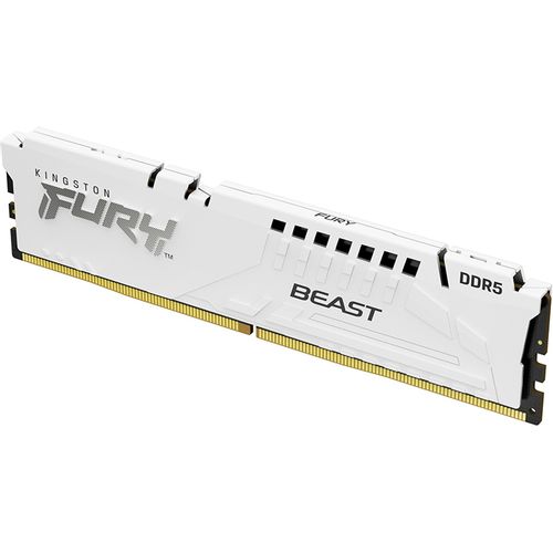 KINGSTON DIMM DDR5 32GB 6400MT/s KF564C32BW-32 FURY Beast White XMP slika 3
