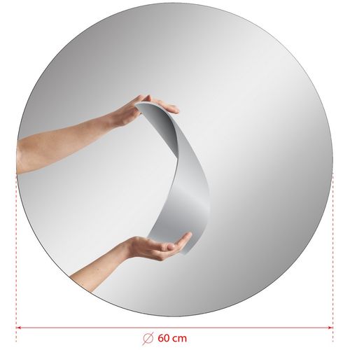 Round - Diameter : 60 cm - Silver Silver Mirror slika 5