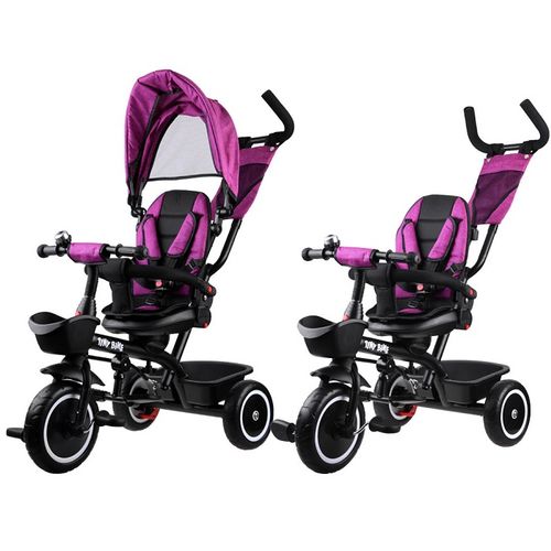 Tricikl Tiny bike 3 u 1 - Roza slika 5