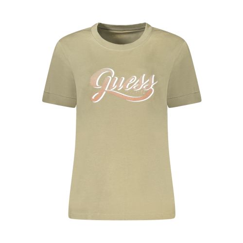 GUESS JEANS GREEN WOMEN'S SHORT SLEEVE T-SHIRT slika 1