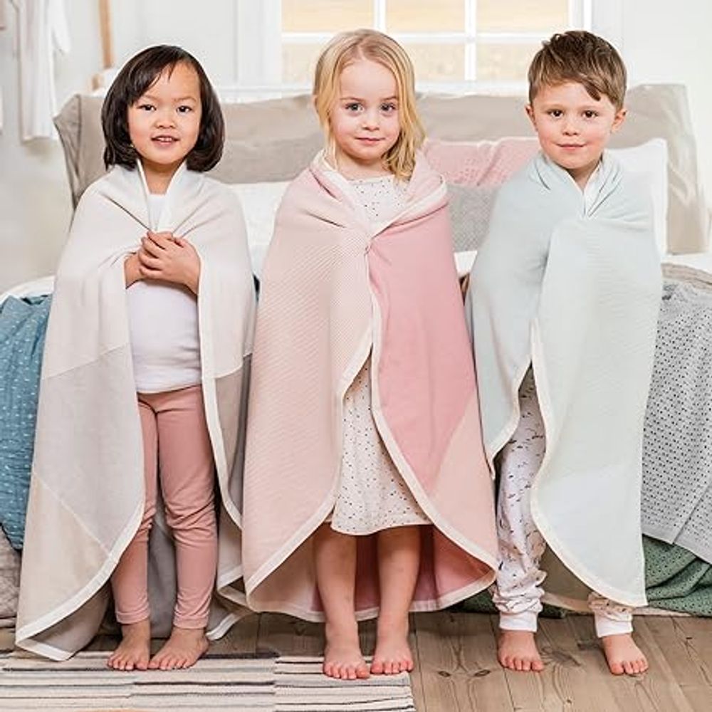 Stokke Pamučna dekica Cotton Knit, Roza slika 5