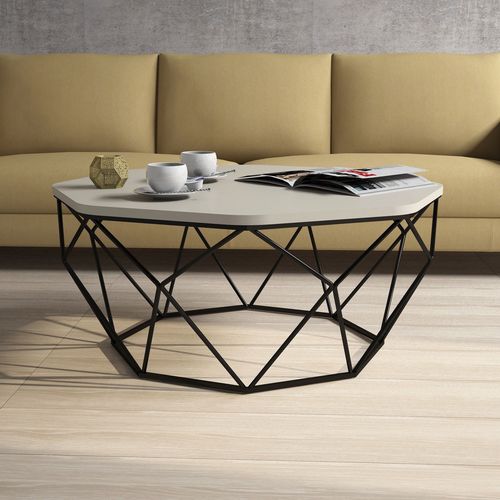 Diamond - Cream Cream Coffee Table slika 2