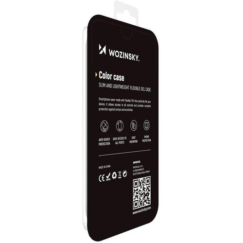Wozinsky Color Case silikonska fleksibilna izdržljiva futrola iPhone 12 Pro plava slika 3