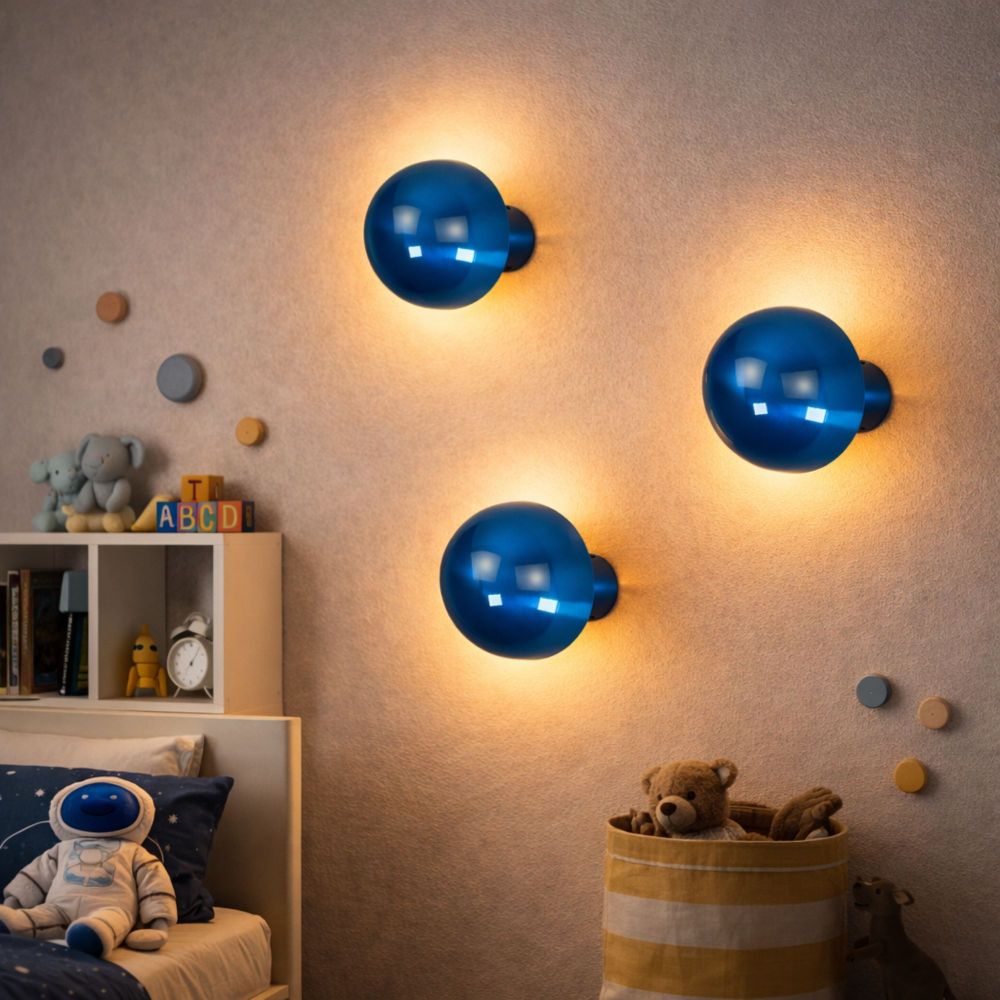 Zidna Lampa Fungal - 13361 - K, boje: Plava slika 3
