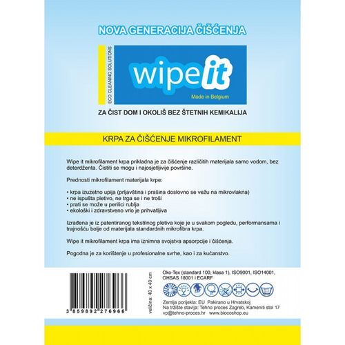 Wipe it MIKROFILAMENT krpa slika 2