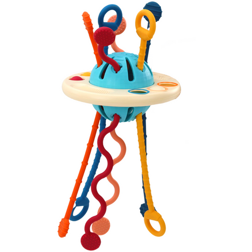 Svemirski brod - Grickalica - Senzorna igračka za bebe slika 2