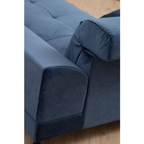 Frido Right (L3+Chl) - Navy Blue Navy Blue Corner Sofa slika 5