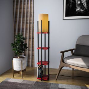 Shelf Lamp - 8118 Black
Red Floor Lamp