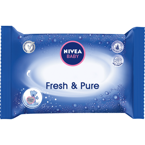 NIVEA Fresh&Pure vlažne maramice dopuna 63pcs slika 1