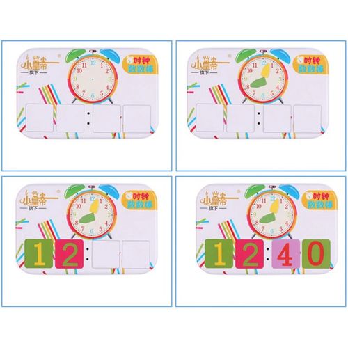 Montessori set za učenje prepoznavanja vremena i računanje slika 3