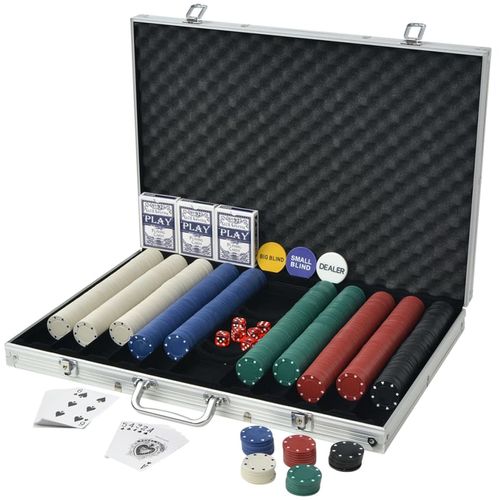 Set za Poker s 1000 Žetona Aluminijum slika 22