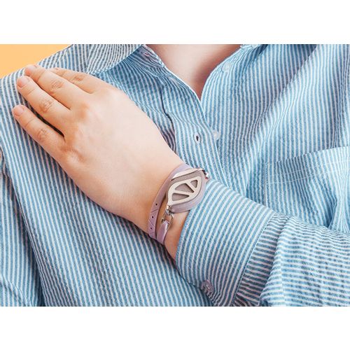 Bellabeat Leaf Urban - Violet Ice Active Bracelet - Silver slika 4