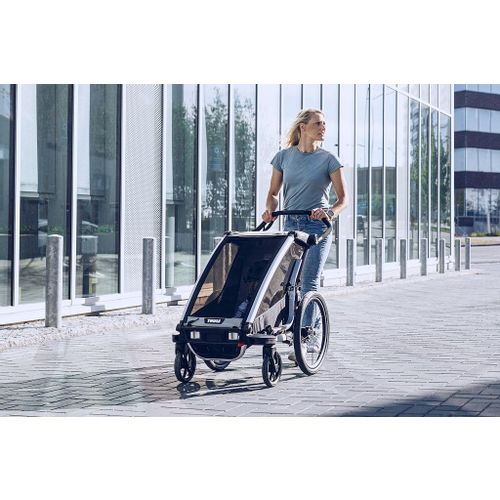 Thule Chariot Lite zeleno (agava)/crna sportska dječja kolica i prikolica za bicikl za jedno dijete (4u1) slika 22