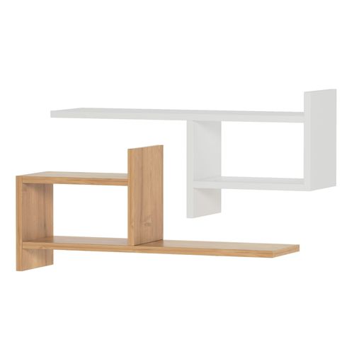 Woody Fashion Zidna polica, Hisar - White, Oak slika 4