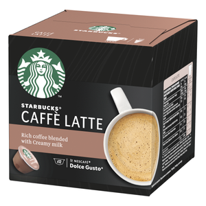 STARBUCKS Caffe late  12 kapsula 121.2g , kompt. Nescafe Dolce Gusto