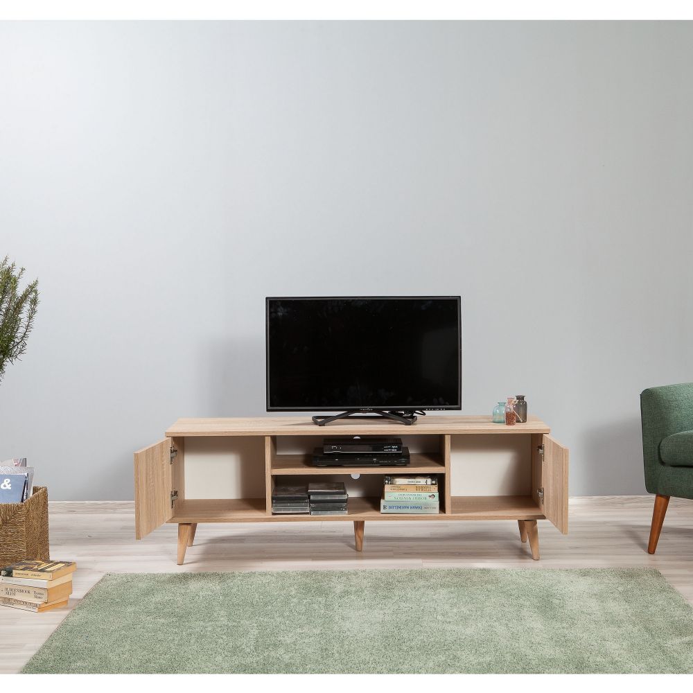 TV Stalak Truva-121 u boji sonoma hrasta slika 4
