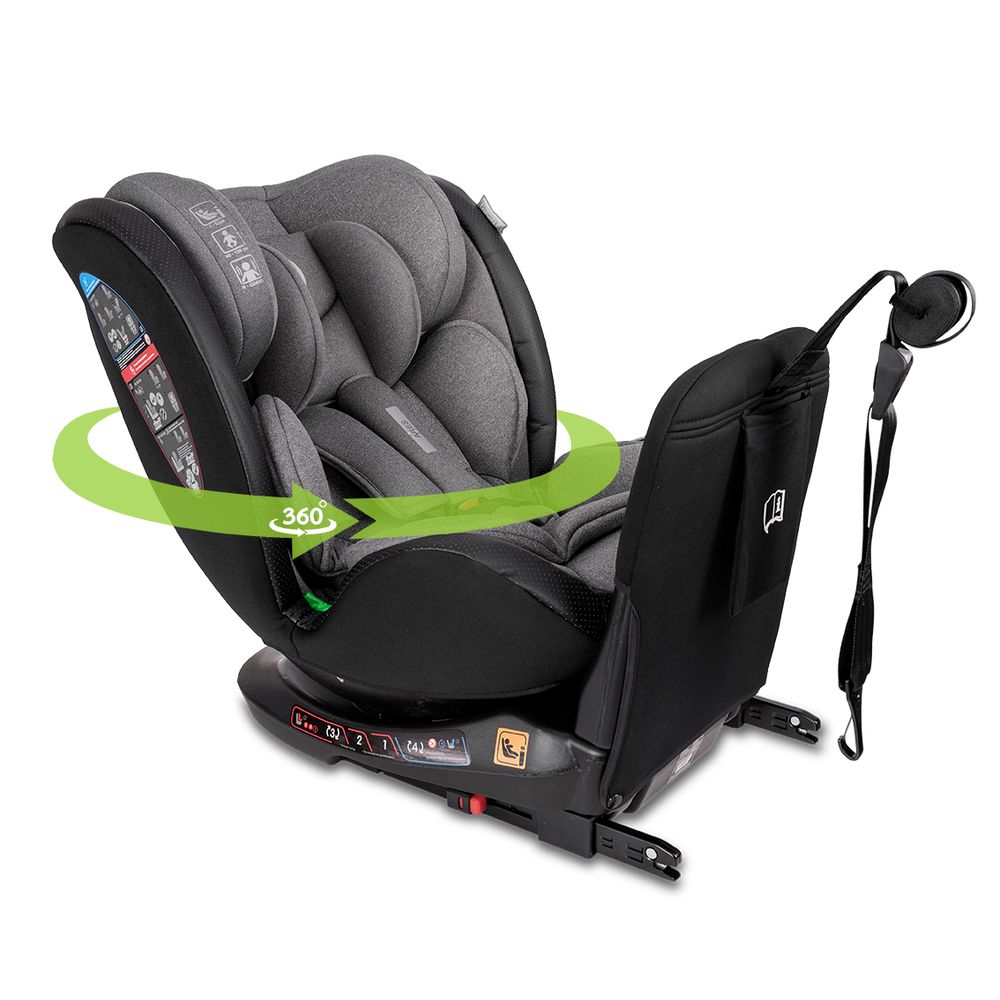 Lorelli Rotirajuća autosjedalica Ares i-Size 40-150 cm 360 Isofix sa Anti-Rebound štitnikom, Green slika 4