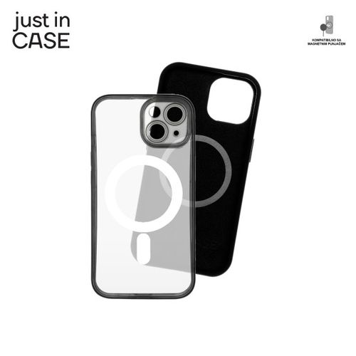 2u1 Extra case MAG MIX PLUS paket CRNI za iPhone 15 slika 2