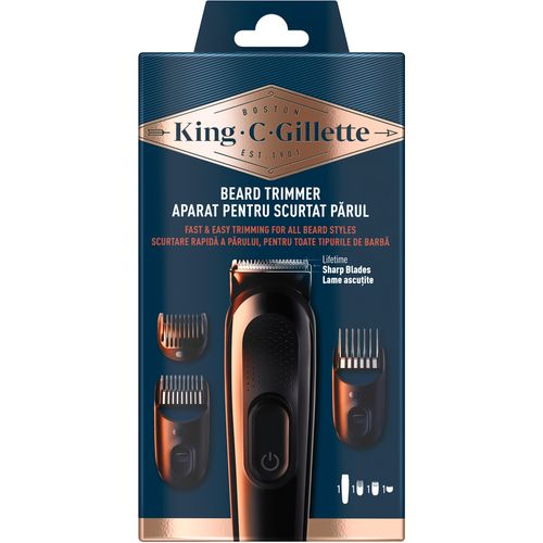 King C. Gillette trimer za bradu Crni slika 1