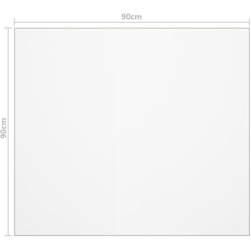 Zaštita za stol mat 90 x 90 cm 2 mm PVC slika 6