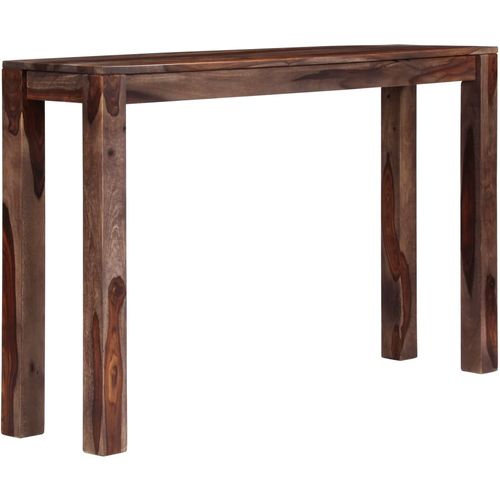 Konzolni stol od masivnog drva šišama sivi 120 x 30 x 76 cm slika 34