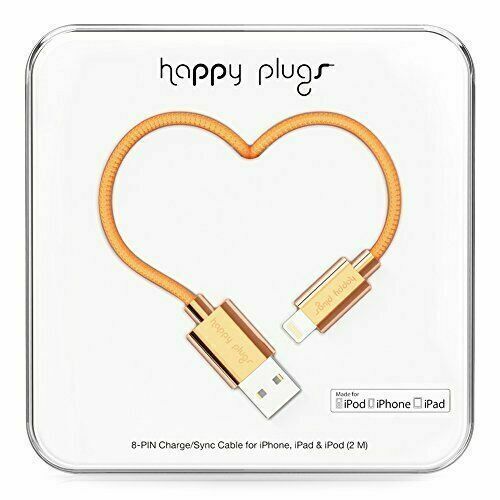 Happy Plugs, Lightning kabel 2.0m, Rose Gold slika 1