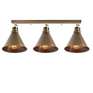 Opviq Stropna lampa VINTAGE, metalna 72 x 20 cm, visina 26 cm, E27 40 W, Berceste - N-678