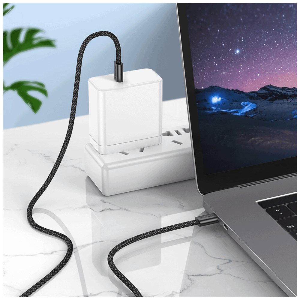 Borofone USB kabl za smartphone, type C, 60W, 3A, 1 met. - BX104 Primo slika 5