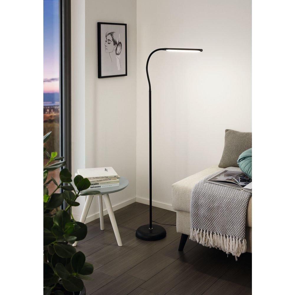 Eglo Laroa stojeća/1, led, 4,5w, 550lm, na dodir, v-1300, crna  slika 2