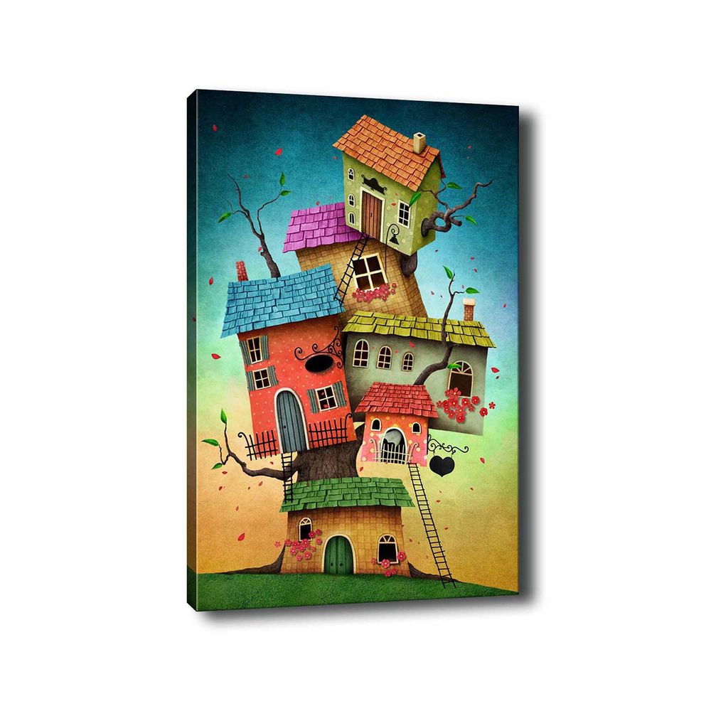 Dekorativna Šarena Slika na Platnu (50 x 70 cm) - Model 181 slika 2