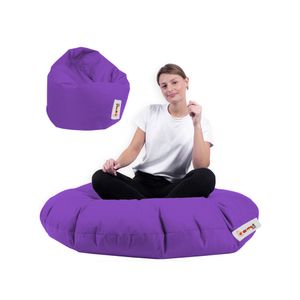 Iyzi 100 Jastučić Pouf - Ljubičasti Vrt Bean Bag