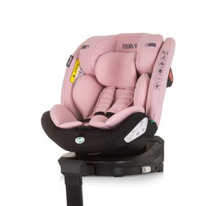 Chipolino autosjedalica I-SIZE 40-150 cm ISOFIX 360 "TOURINO" flamingo