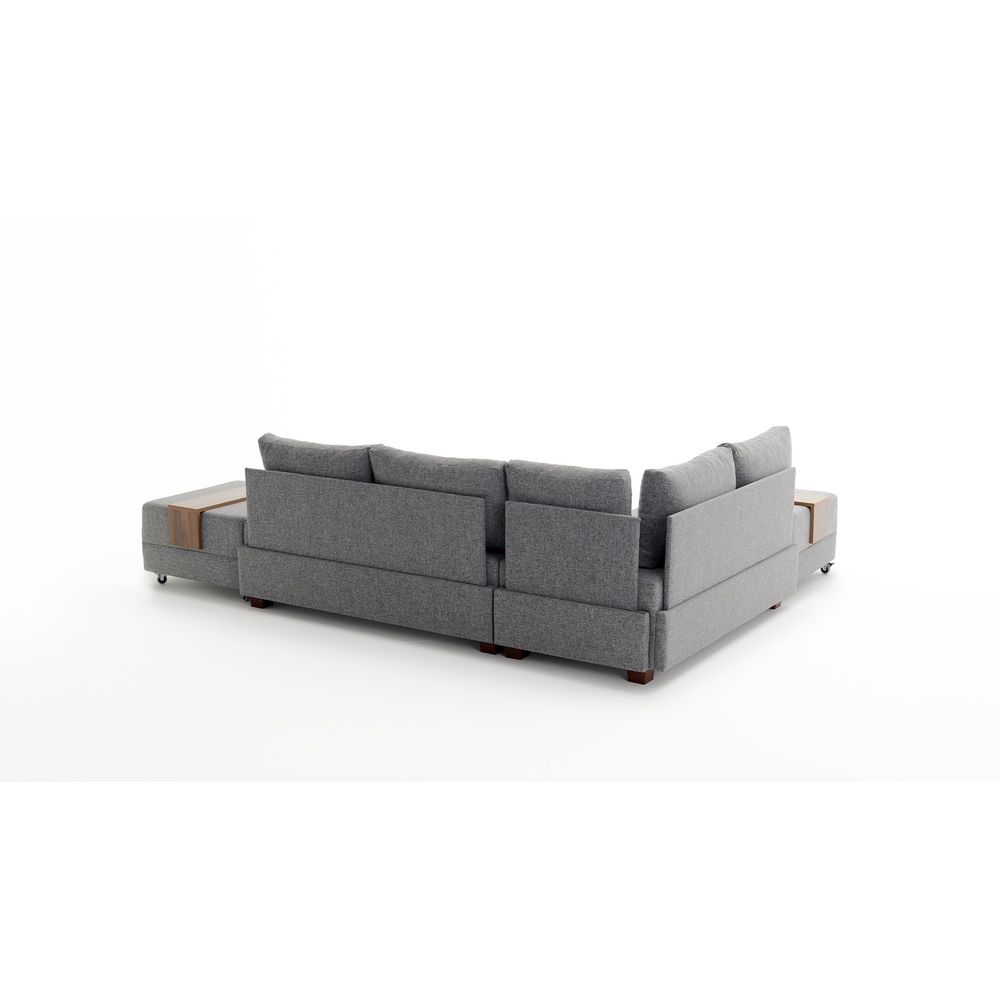 Ugaona Sofa na Razvlačenje Fly Corner - Siva slika 6