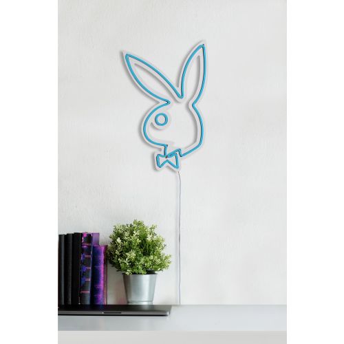 Wallity Ukrasna plastična LED rasvjeta, Playboy - Blue slika 14