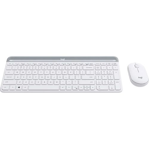 Logitech bežični desktop komplet MK470 Slim Wireless bijela slika 2