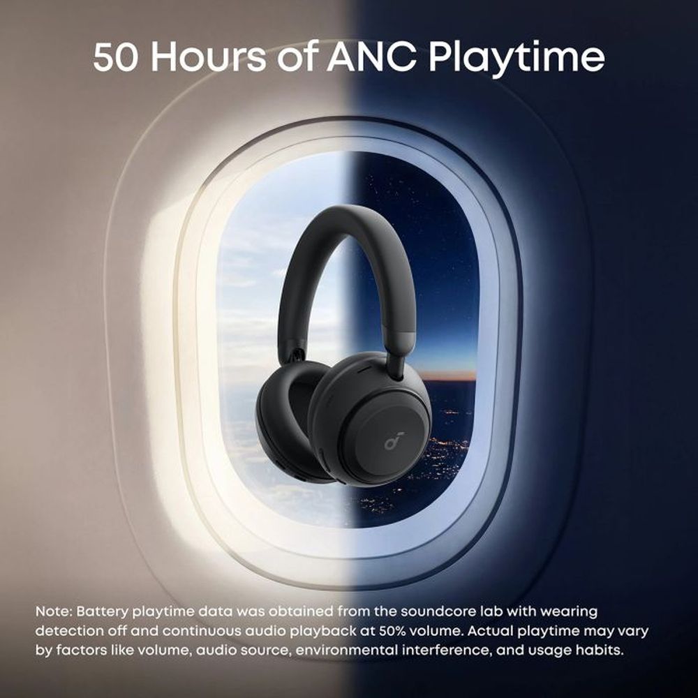 Anker Soundcore Space 2 Bluetooth slušalice, crne slika 5