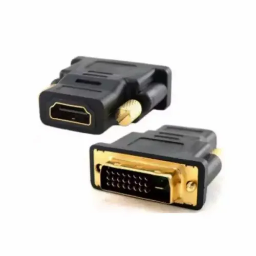 Adapter Linkom DVI (24+1) na HDMI (m/ž) crni slika 1